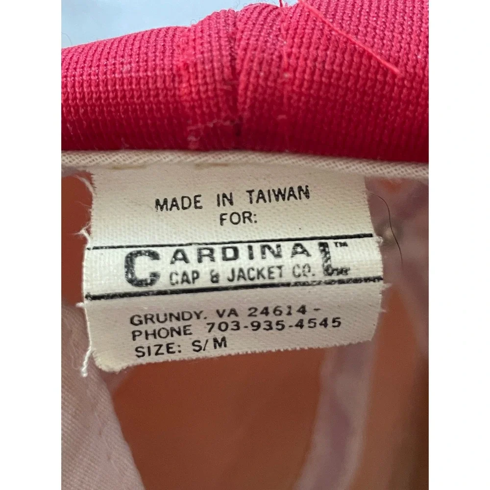 Cardinal Mens S/M‎ Trucker Hat Red Beckley WV Coal Mining 1980 Safety Production